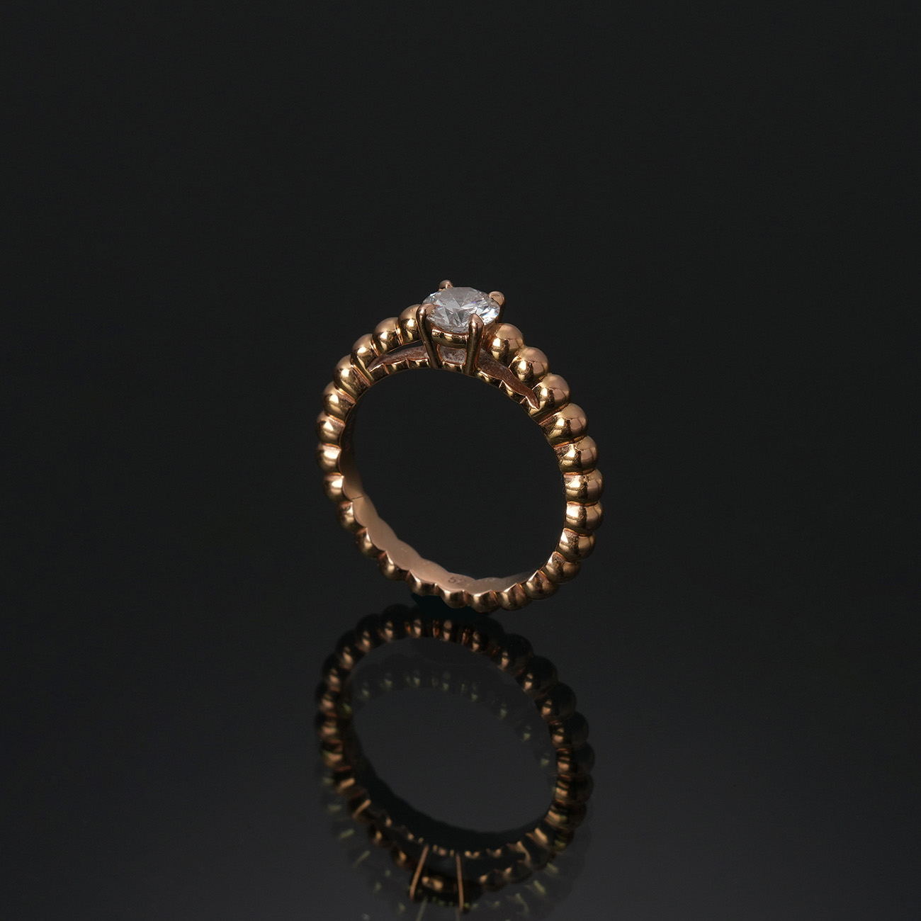 VAN CLEEF & ARPELS(USED)반클리프 빼를리 다이아 링 0.5CT #52